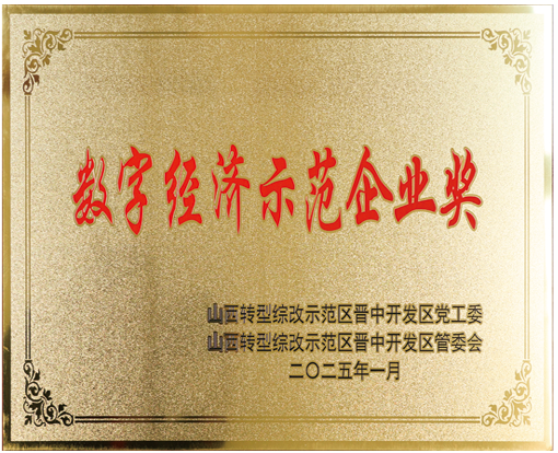 數字經濟示范企業獎
